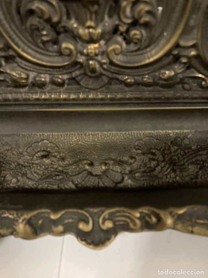 Escriban&iacute;a: Escriban&iacute;a de bronce antiguo de dos tinteros - Foto 4