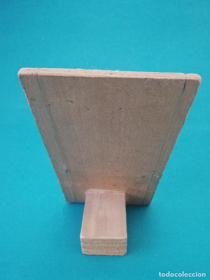 Escriban&iacute;a: CURIOSO CALENDARIO REGULABLE CON PUBLICIDAD - MADERA - Foto 3