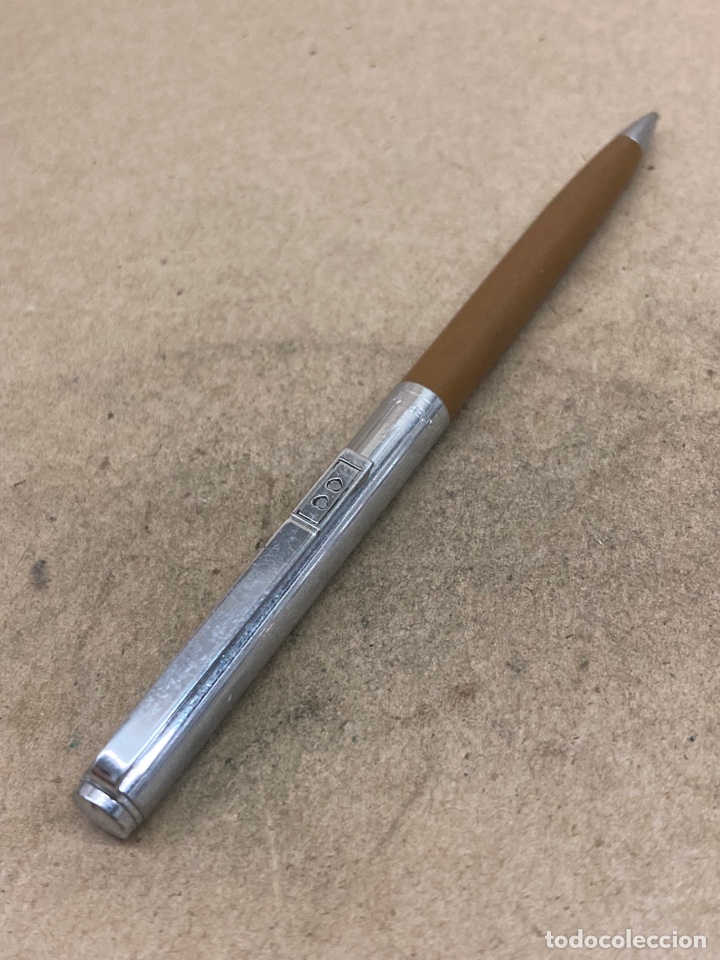 Escriban&iacute;a: Portaminas Paper Mate cuerpo celuloide marr&oacute;n - Foto 2