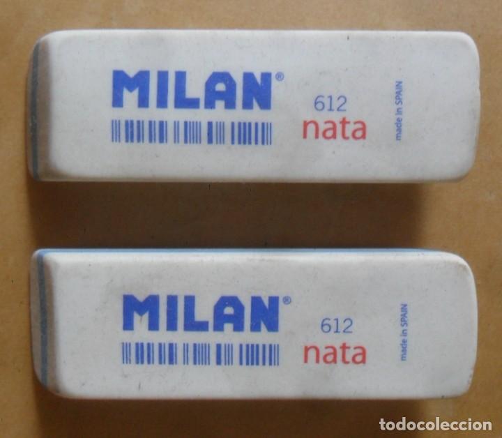 Escriban&iacute;a: 2 GOMAS MILAN NATA N&ordm; 612 - Foto 1