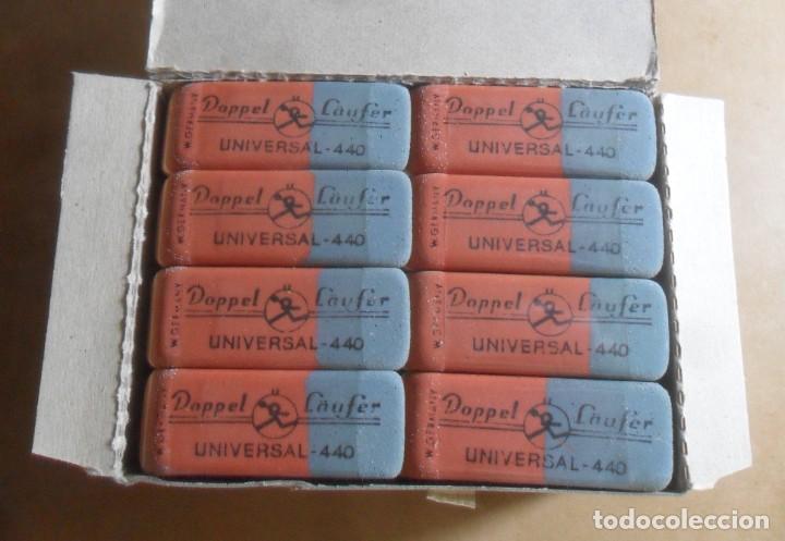 Escriban&iacute;a: CAJA COMPLETA CON 40 GOMAS L&Auml;UFER N&ordm; 440 - Foto 1