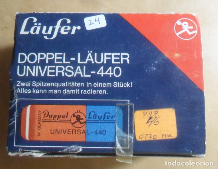 Escriban&iacute;a: CAJA COMPLETA CON 40 GOMAS L&Auml;UFER N&ordm; 440 - Foto 2