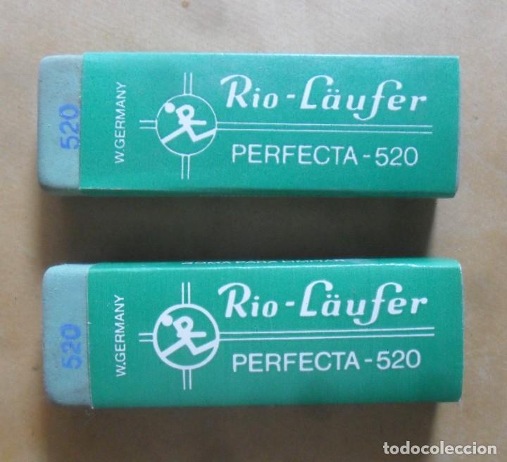 Escriban&iacute;a: 2 GOMAS RIO-L&Auml;UFER - PERFECTA-520 - WEST GERMANY - Foto 1