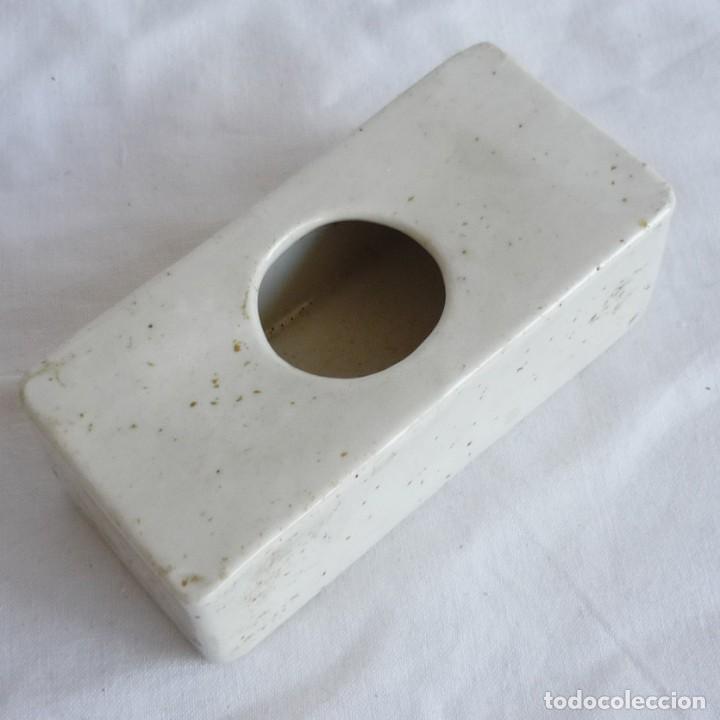 Escriban&iacute;a: Tintero rectangular de porcelana - Foto 1