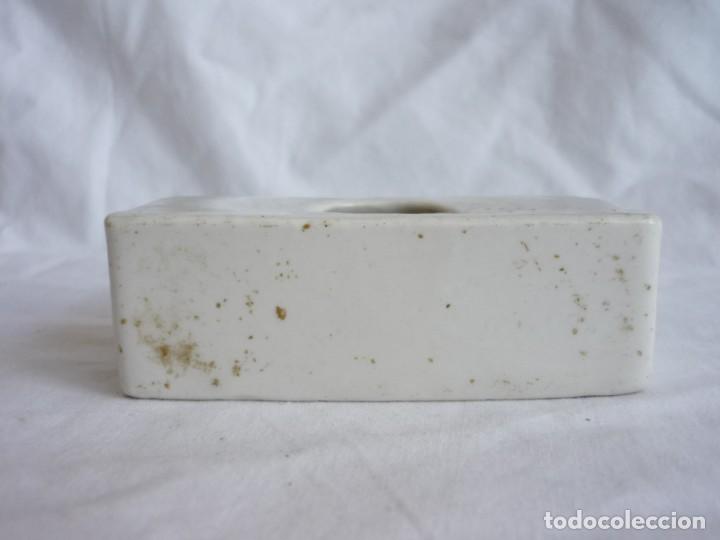Escriban&iacute;a: Tintero rectangular de porcelana - Foto 4