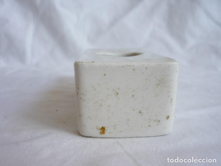 Escriban&iacute;a: Tintero rectangular de porcelana - Foto 5