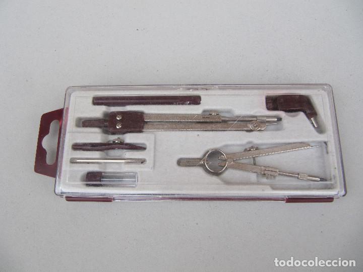 Escriban&iacute;a: ESTUCHE COMPAS a&ntilde;os 80 - Foto 1