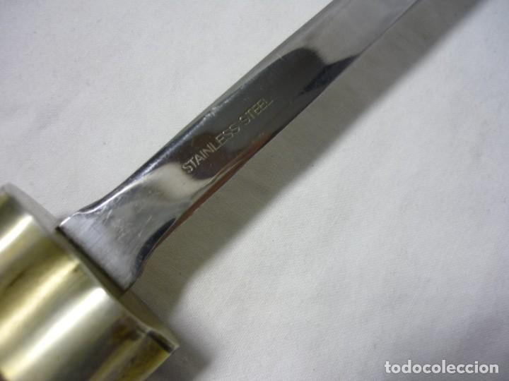 Escriban&iacute;a: Abrecartas de acero, mango de colmillo de jabal&iacute; - Foto 9