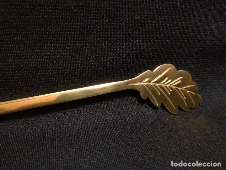 Escriban&iacute;a: ABRECARTAS DE HIERRO DORADO - PLUMA IKEA - Foto 5
