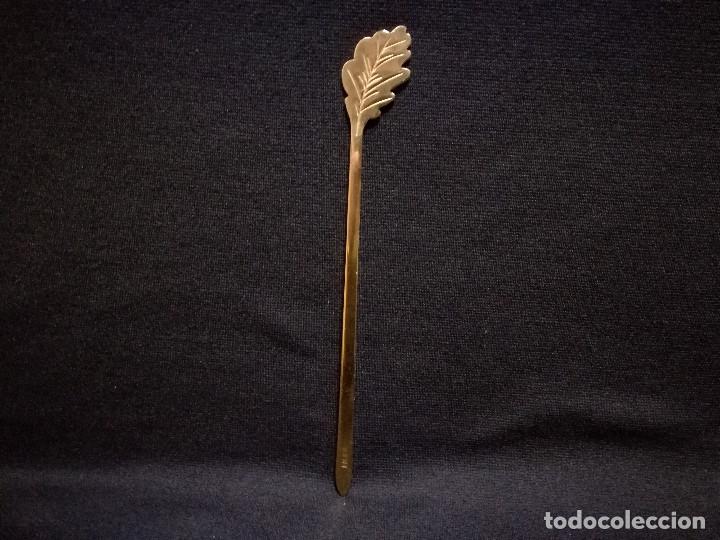 Escriban&iacute;a: ABRECARTAS DE HIERRO DORADO - PLUMA IKEA - Foto 9