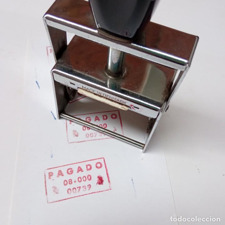 Escriban&iacute;a: tamp&oacute;n sello PAGADO made in Denmark - Foto 3