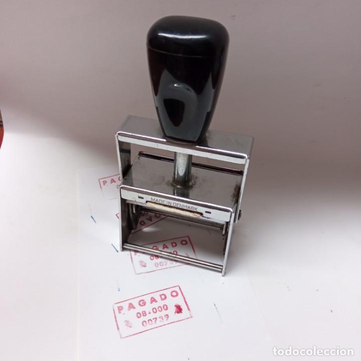 Escriban&iacute;a: tamp&oacute;n sello PAGADO made in Denmark - Foto 4