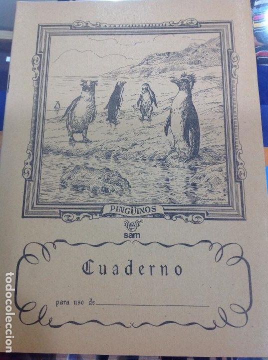 Escriban&iacute;a: Cuaderno escuela animales sam ping&uuml;inos - Foto 1