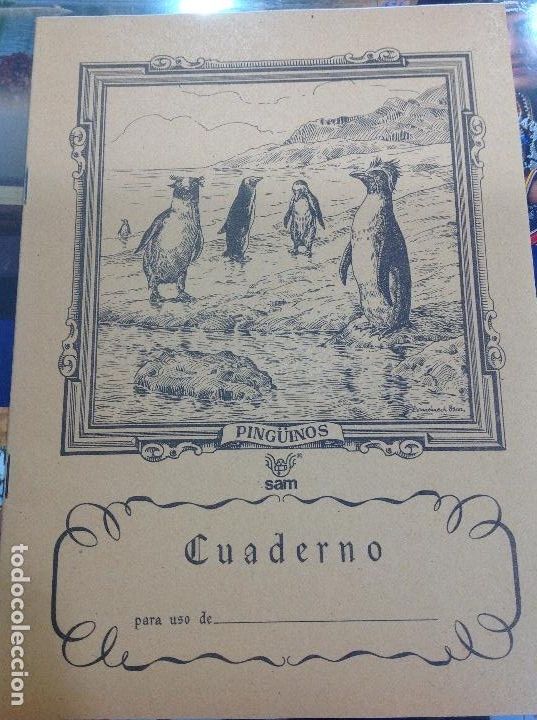 Escriban&iacute;a: Cuaderno escuela animales sam ping&uuml;inos - Foto 1