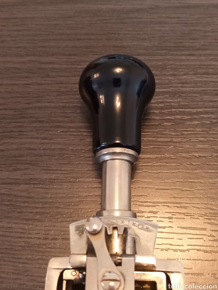 Escriban&iacute;a: Antiguo Sello Numerador Automatico EL CASCO 4 1/2mm - Foto 8