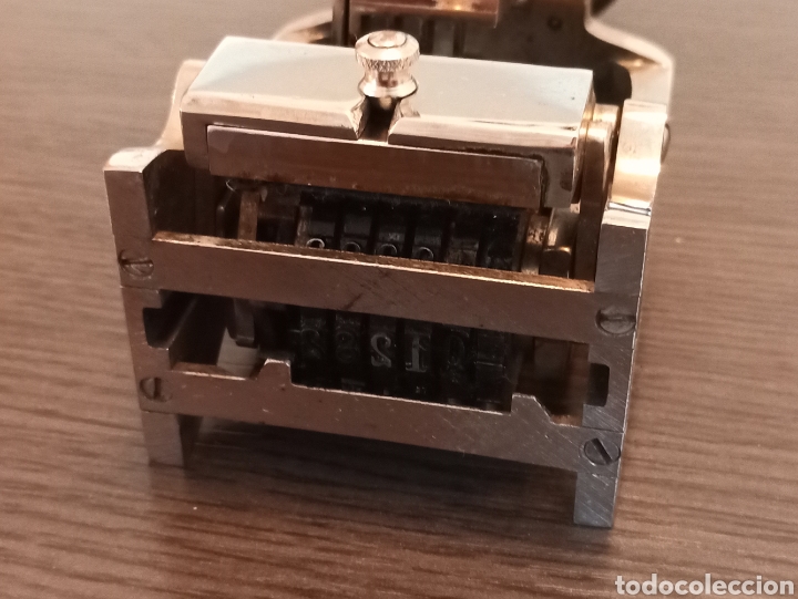 Escriban&iacute;a: Antiguo Sello Numerador Automatico EL CASCO 4 1/2mm - Foto 11