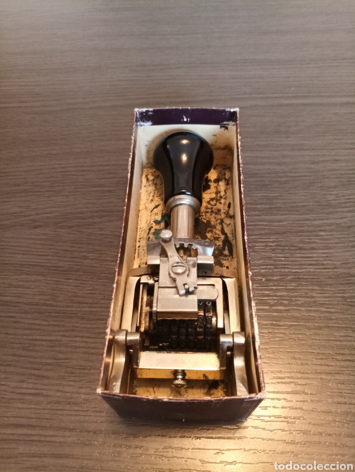 Escriban&iacute;a: Antiguo Sello Numerador Automatico EL CASCO 4 1/2mm - Foto 14