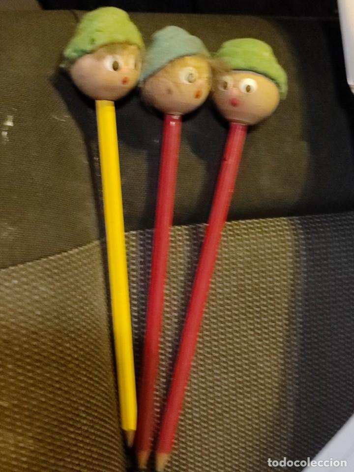 Escriban&iacute;a: Raros 3 L&aacute;piz Festival cabeza goma dura mu&ntilde;eco Spain A&Ntilde;OS 70/80 mina de grafito - Cedro - n&ordm;2