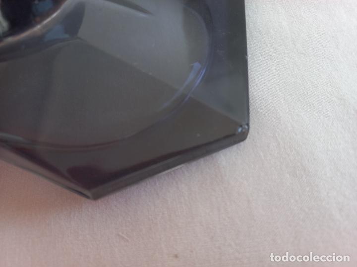 Escriban&iacute;a: PISAPAPELES O TINTERO DE CRISTAL NEGRO - Foto 5