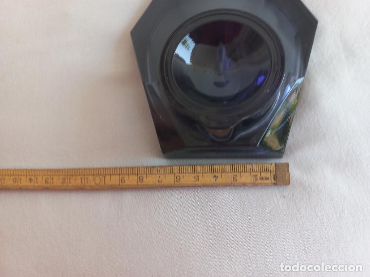 Escriban&iacute;a: PISAPAPELES O TINTERO DE CRISTAL NEGRO - Foto 6