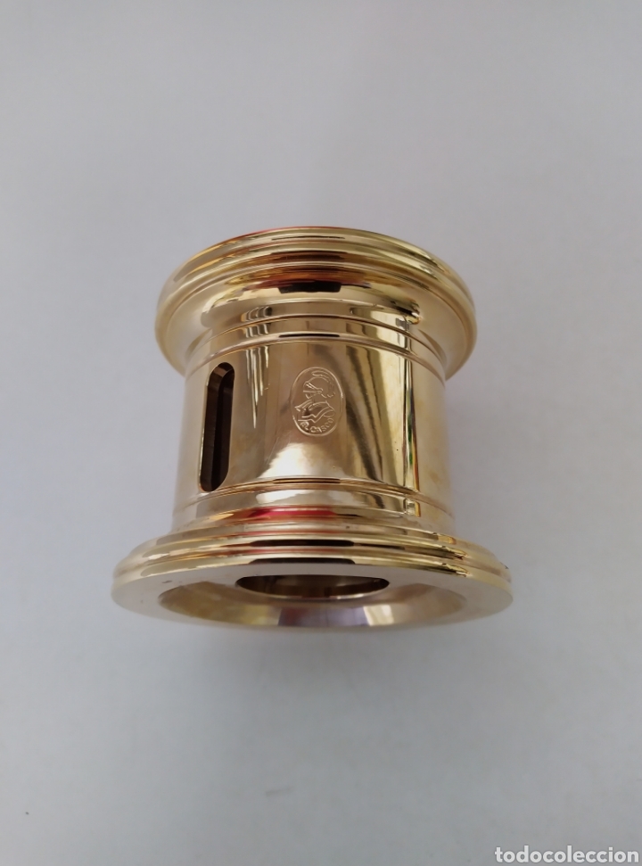 Escriban&iacute;a: Tintero marca El Casco chapado en oro de 23 k - Foto 1