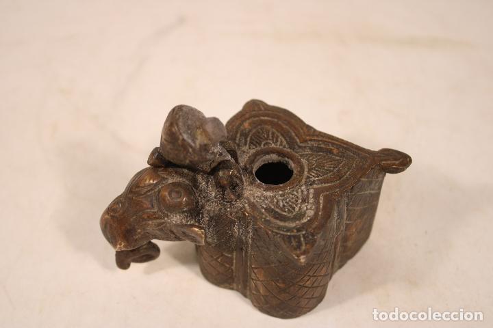 Escriban&iacute;a: tintero elefante de bronce - Foto 10