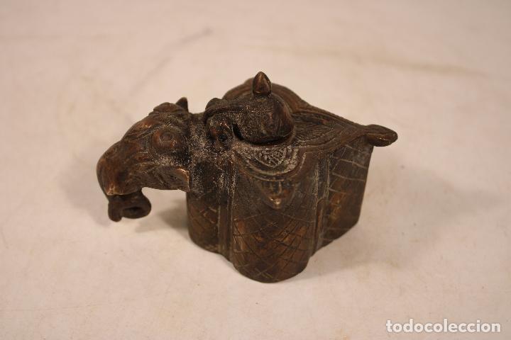 Escriban&iacute;a: tintero elefante de bronce - Foto 11