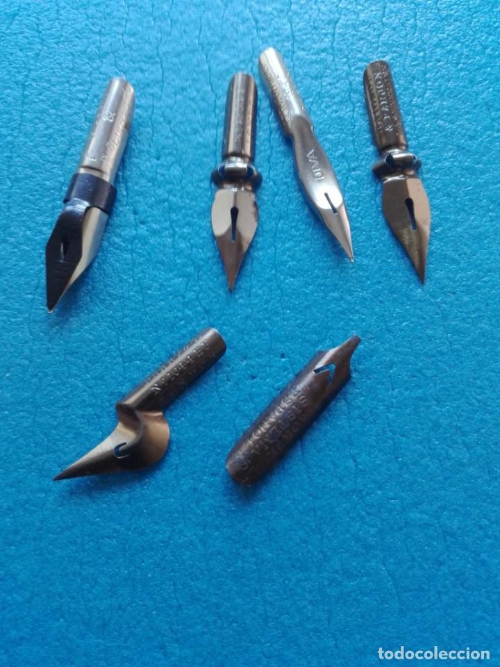 Escriban&iacute;a: LOTE DE 6 PLUMILLAS VARIADAS - Foto 1