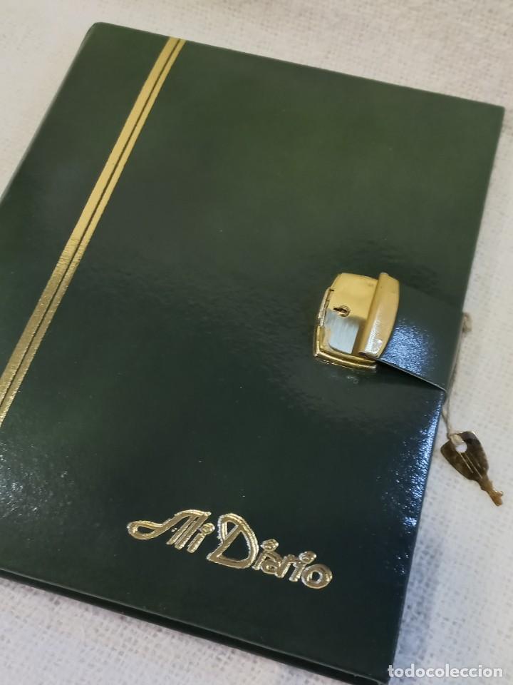 Escriban&iacute;a: DIARIO (POLIPIEL) verde - Foto 1