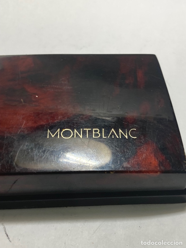 Escriban&iacute;a: Estuche Montblanc tipo carey rara - Foto 2
