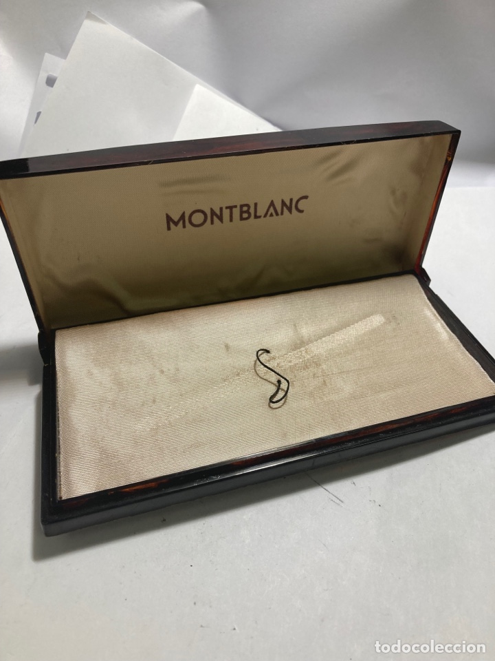 Escriban&iacute;a: Estuche Montblanc tipo carey rara - Foto 5