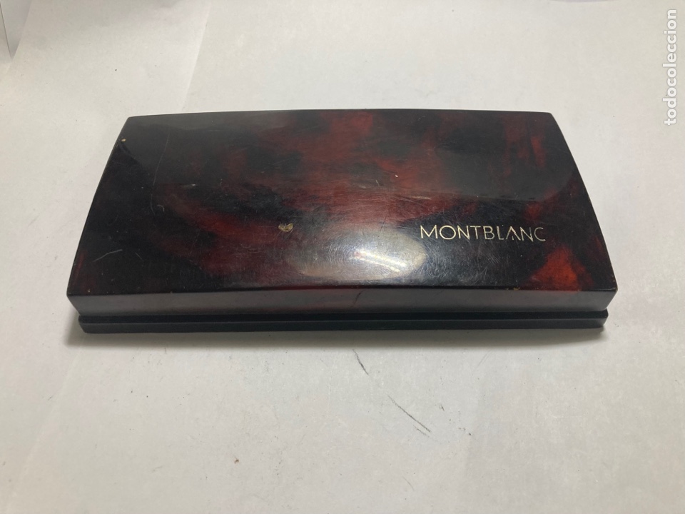 Escriban&iacute;a: Estuche Montblanc tipo carey rara - Foto 1