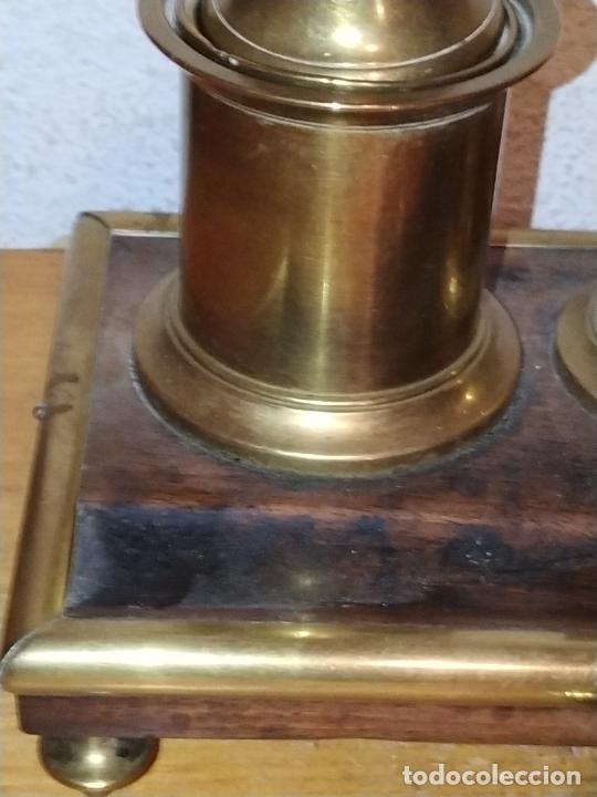 Escriban&iacute;a: Escribania en bronce con arenero S. XIX - Foto 3
