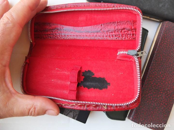 Escriban&iacute;a: Lote de cajas y fundas para plumas. - Foto 6