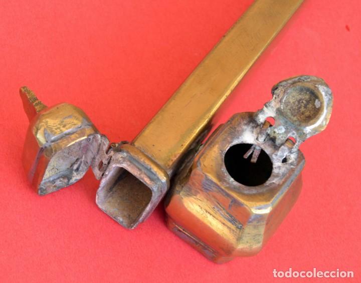 Escriban&iacute;a: ESCRIBANIA DE VIAJE EGIPCIA DE BRONCE - Foto 3