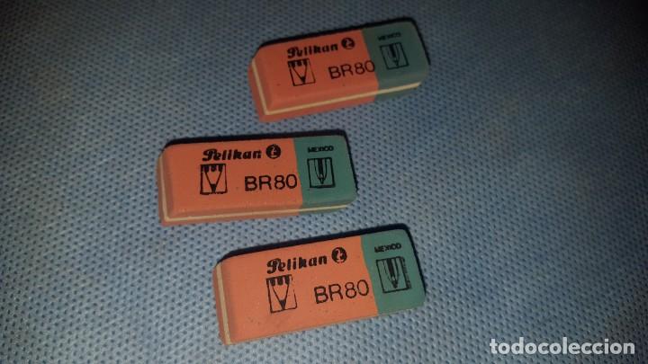 Escriban&iacute;a: 3 Gomas de borrar PELIKAN - BR 80 - Foto 1