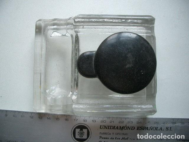 Escriban&iacute;a: Tintero de cristal y baquelita - Foto 1