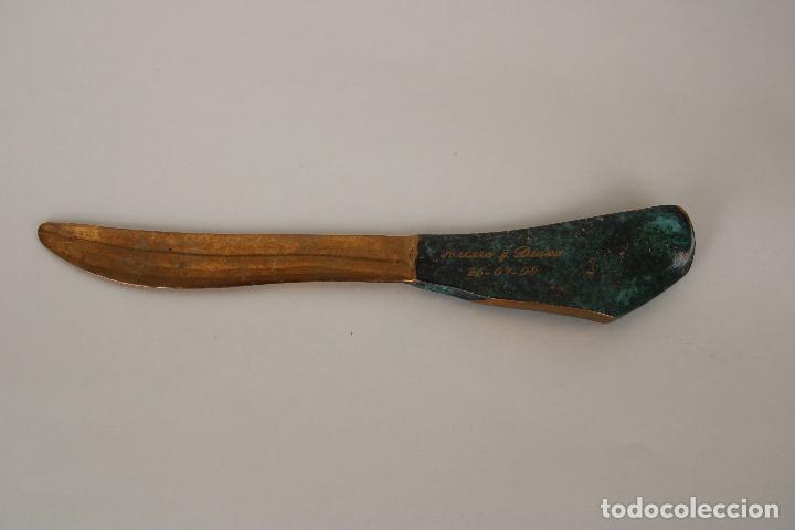 Escriban&iacute;a: abrecartas dise&ntilde;o bronce - Foto 4