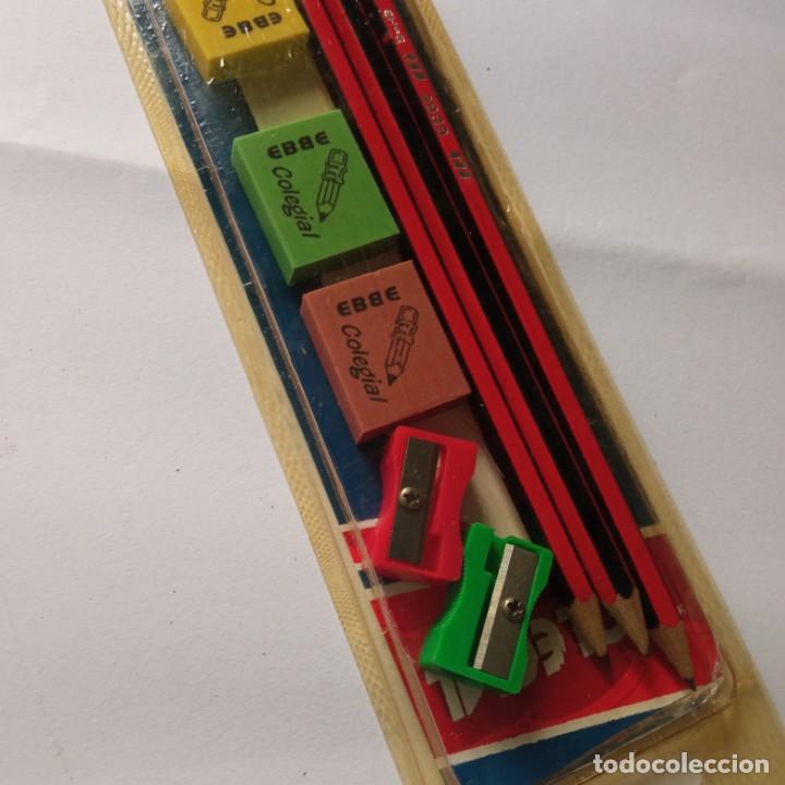 Escriban&iacute;a: set kit lapices gomas y sacapuntas Cebe - Foto 1