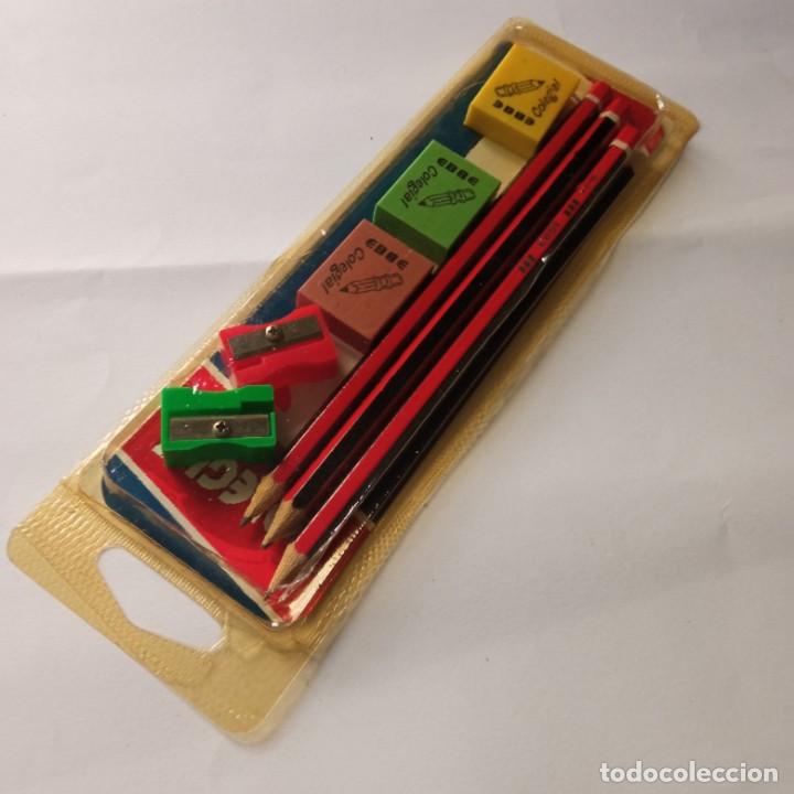 Escriban&iacute;a: set kit lapices gomas y sacapuntas Cebe - Foto 2