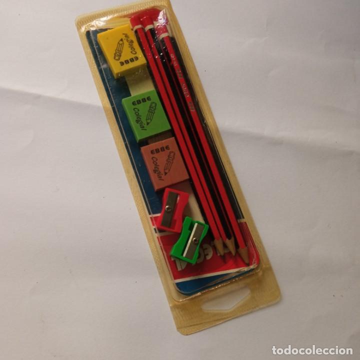 Escriban&iacute;a: set kit lapices gomas y sacapuntas Cebe - Foto 4