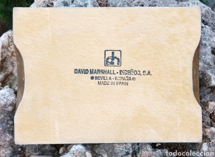 Escriban&iacute;a: BANDEJA DE ESCRITORIO - DAVID MARSHALL - BRONCE Y ACERO - - Foto 7