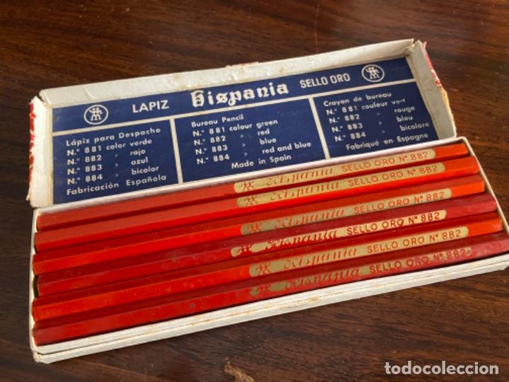 Escriban&iacute;a: CAJA ANTIGUA LAPICEROS/L&Aacute;PICES HISPANIA - Foto 4
