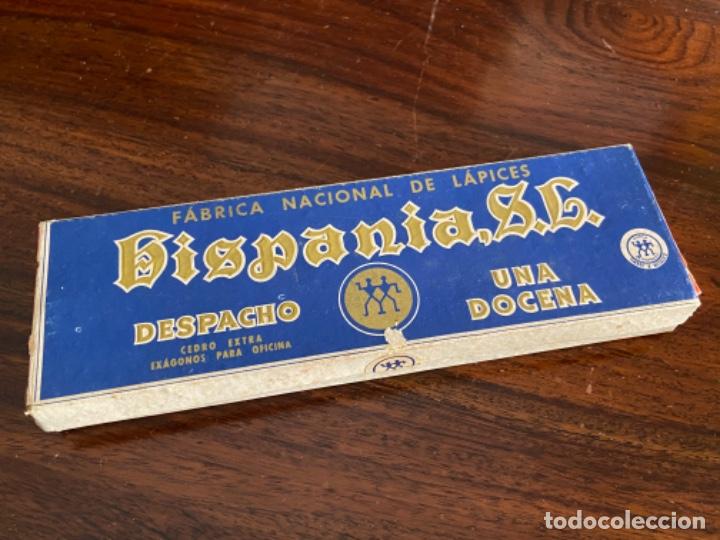 Escriban&iacute;a: CAJA ANTIGUA LAPICEROS/L&Aacute;PICES HISPANIA - Foto 5
