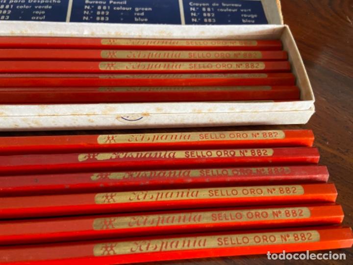 Escriban&iacute;a: CAJA ANTIGUA LAPICEROS/L&Aacute;PICES HISPANIA - Foto 6