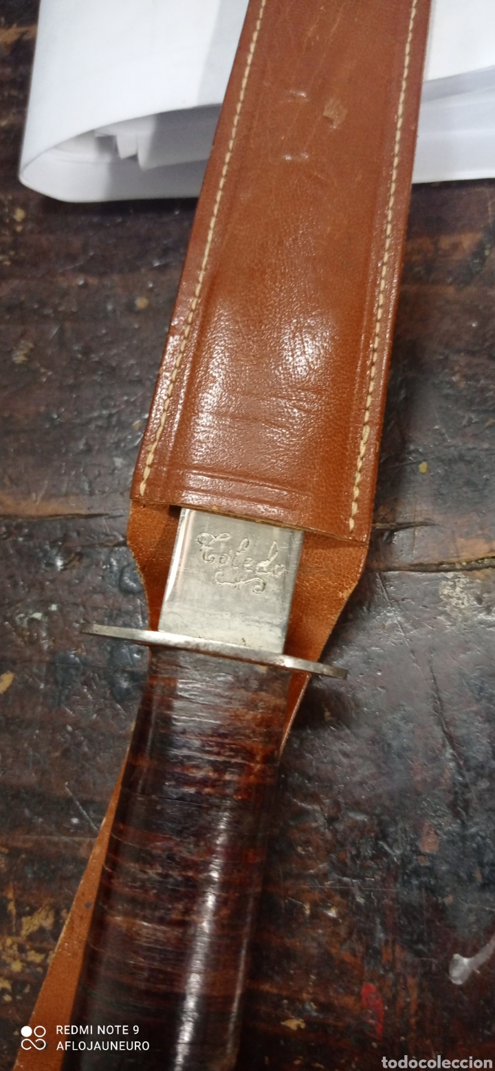 Escriban&iacute;a: Antiguo cuchillo pu&ntilde;al abrecartas de TOLEDO - Foto 2