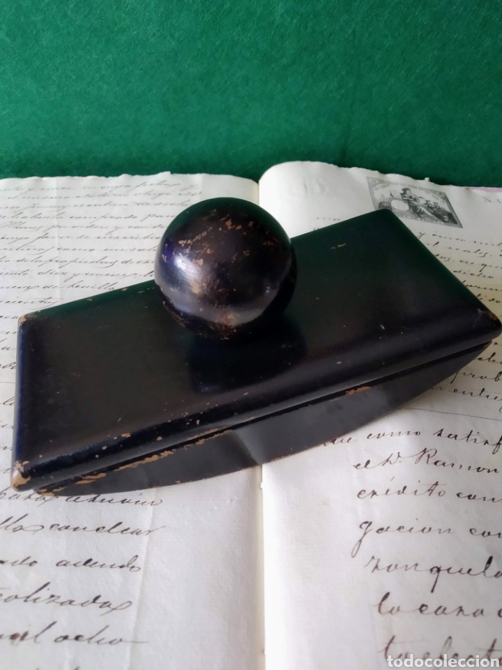 Escriban&iacute;a: ANTIGUO SOPORTE SECANTE DE MESA - Foto 1