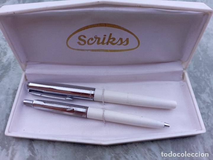Escriban&iacute;a: JUEGO DE PLUMA Y BOLIGRAFO - SCRIKSS - Foto 1