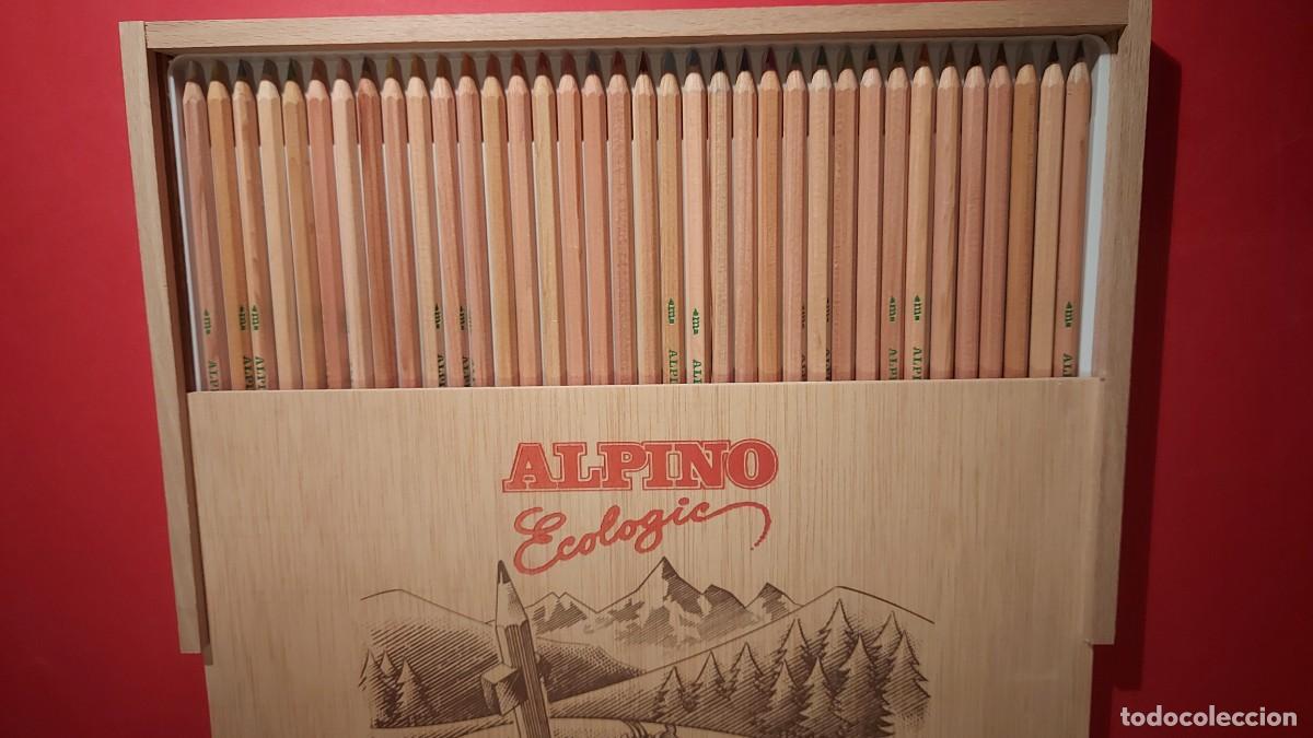 Escriban&iacute;a: ALPINO ECOLOGIC /36 LAPICES COLOR EN CAJA MADERA