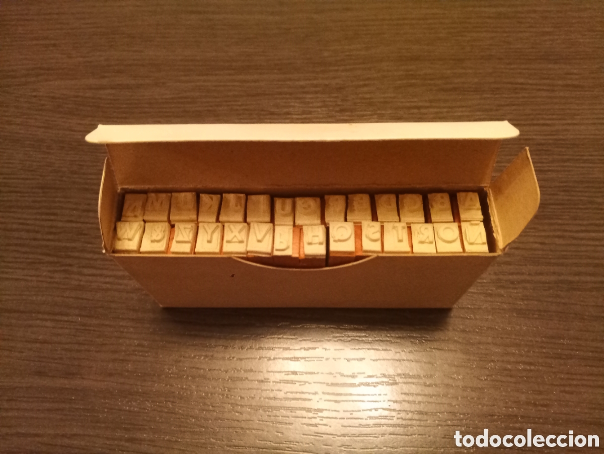 Escriban&iacute;a: Antiguo Abecedario Sobre Palillo N&deg;2 - Foto 2